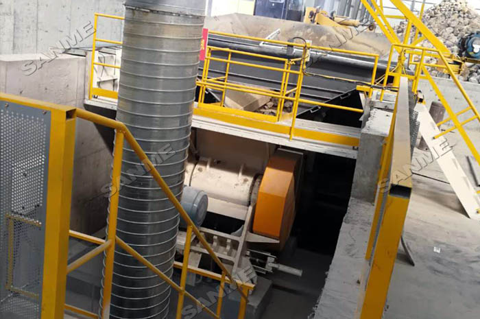 江蘇徐州鵝卵石制砂+建筑固廢循環(huán)再利用生產(chǎn)線(xiàn)