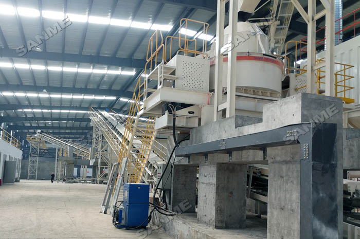 江蘇徐州鵝卵石制砂+建筑固廢循環(huán)再利用生產(chǎn)線(xiàn)