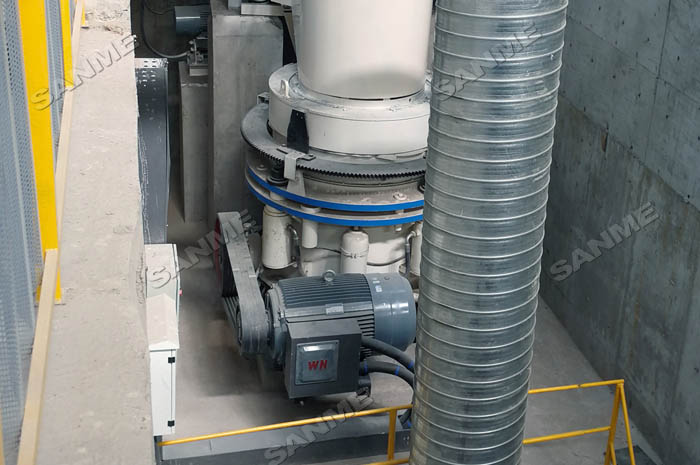 江蘇徐州鵝卵石制砂+建筑固廢循環(huán)再利用生產(chǎn)線(xiàn)