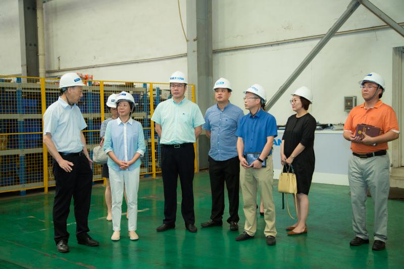 上海市奉賢區(qū)政協副主席等領導一行蒞臨山美股份調研