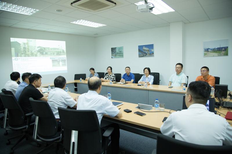 上海市奉賢區(qū)政協副主席等領導一行蒞臨山美股份調研