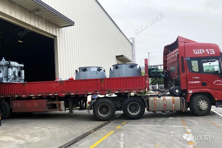 發(fā)貨季｜山美股份高性能破碎篩分裝備發(fā)往江西，助力當(dāng)?shù)鼗?xiàng)目建設(shè)及建筑固廢資源化