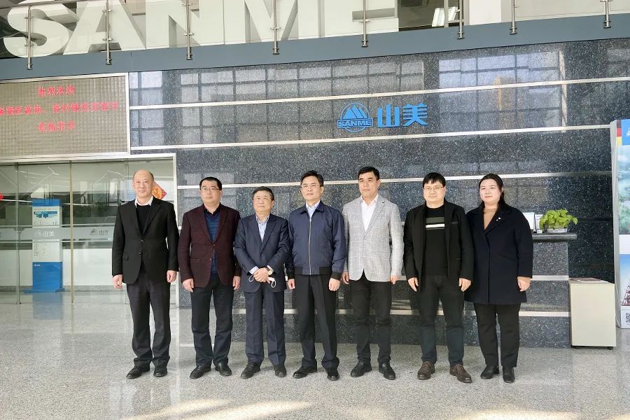 上海市奉賢區(qū)政協主席陳勇章一行蒞臨上海山美股份