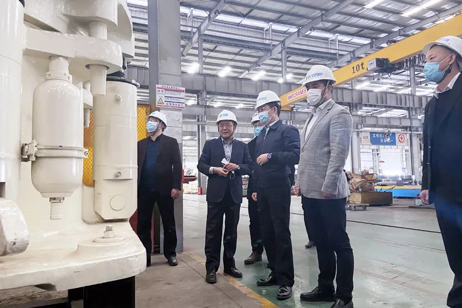 上海市奉賢區(qū)政協主席陳勇章一行蒞臨上海山美股份