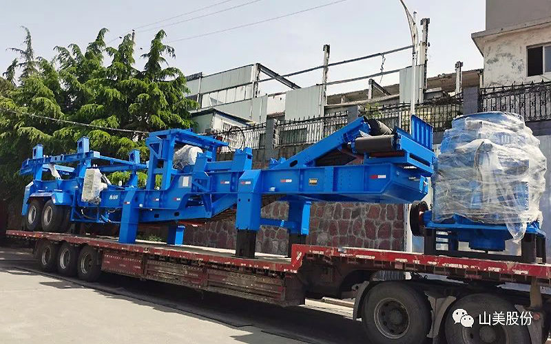 發(fā)貨季|上海山美股份高性能破碎篩分裝備助力海外多個砂石項目建設