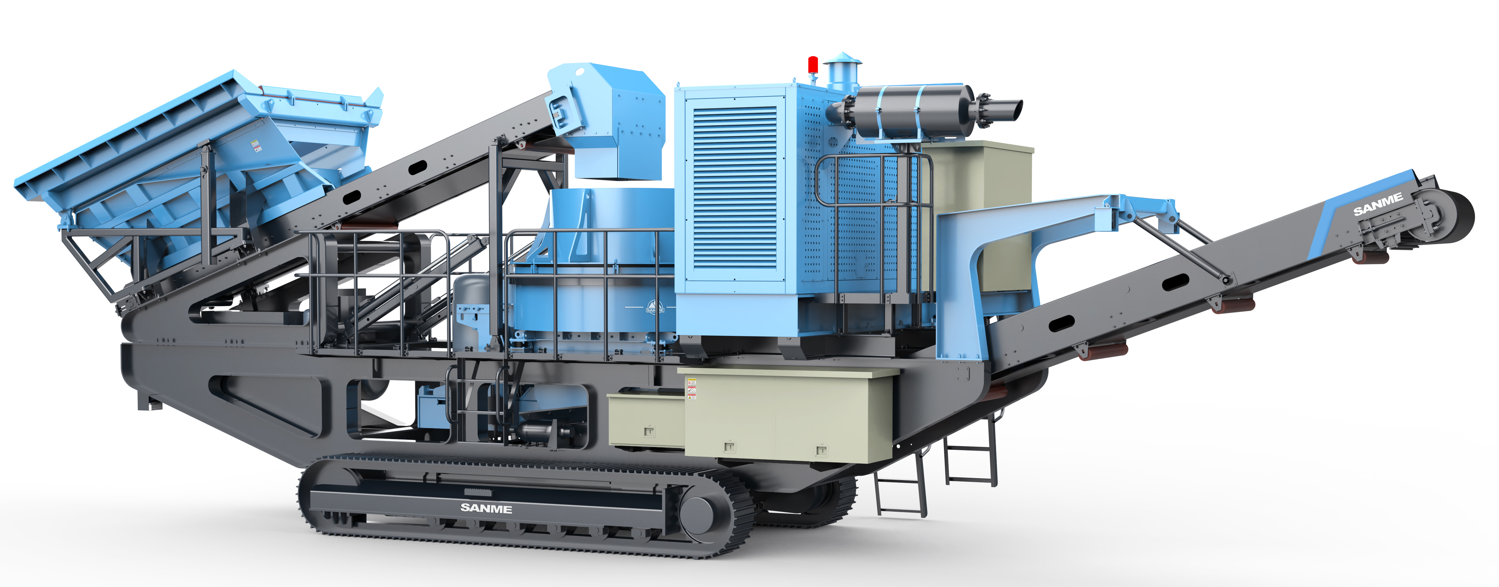 履帶式移動破碎站5種驅(qū)動方式怎么選？