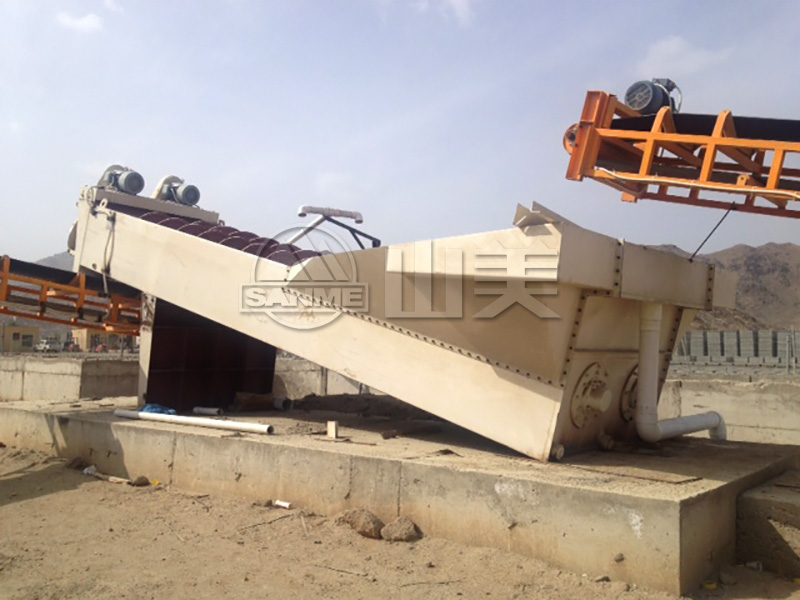 洗砂機有哪些類型？洗砂機在砂石生產(chǎn)線中的主要作用